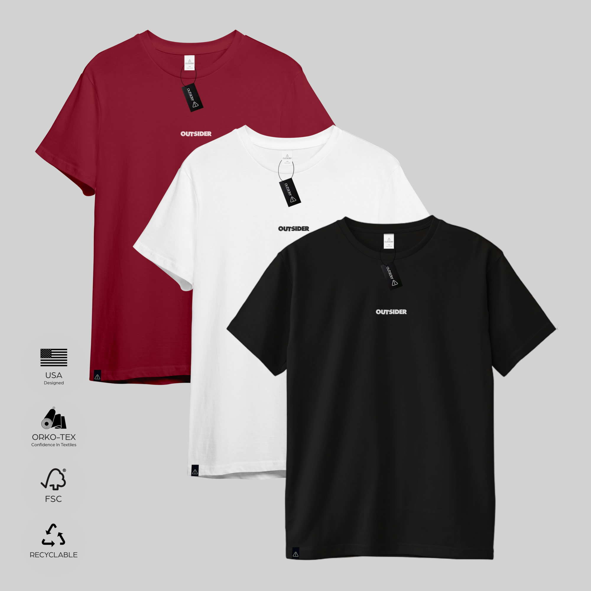 Out/sider: 3 T-Shirts (You Pick)