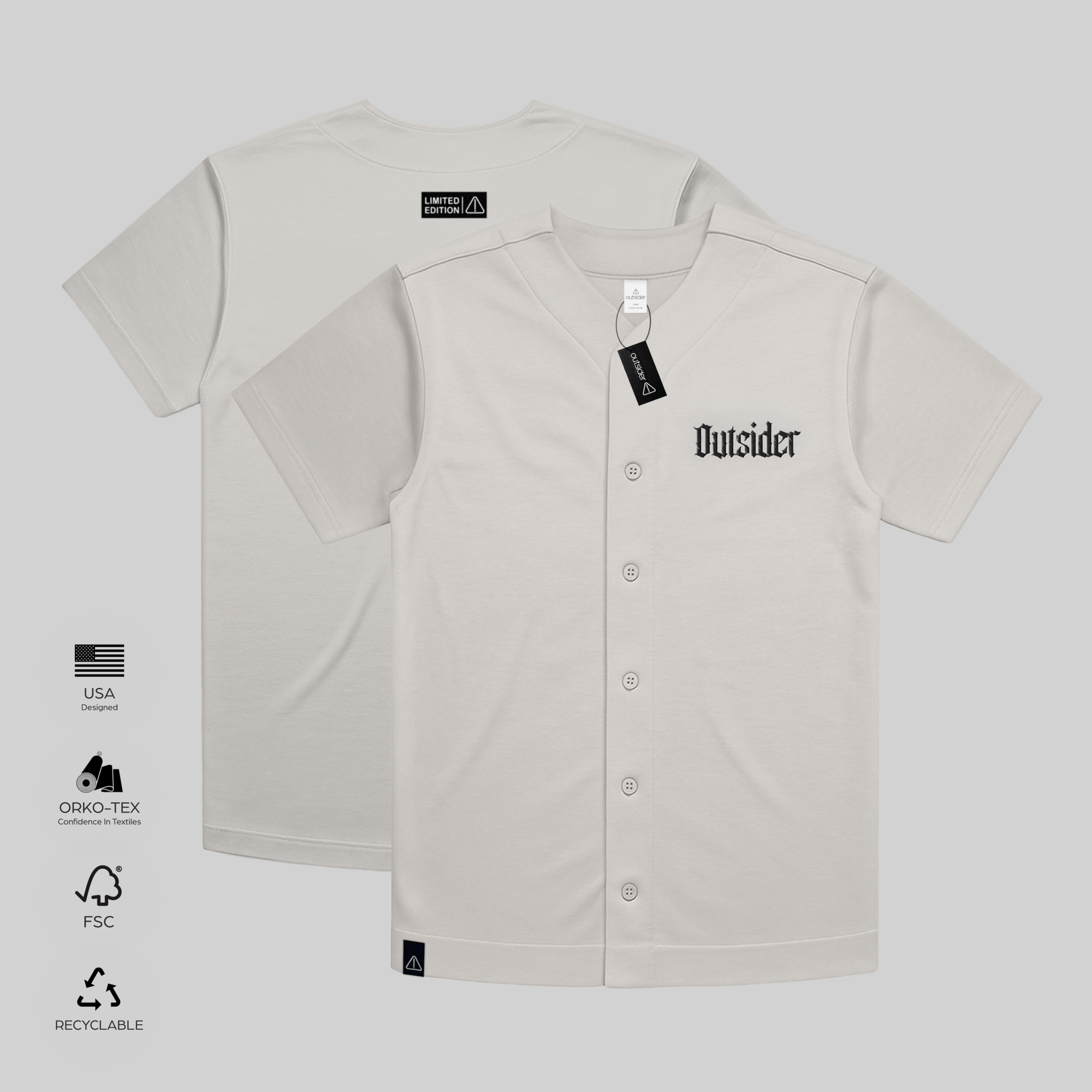 Outsider Heavy Baseball Jersey