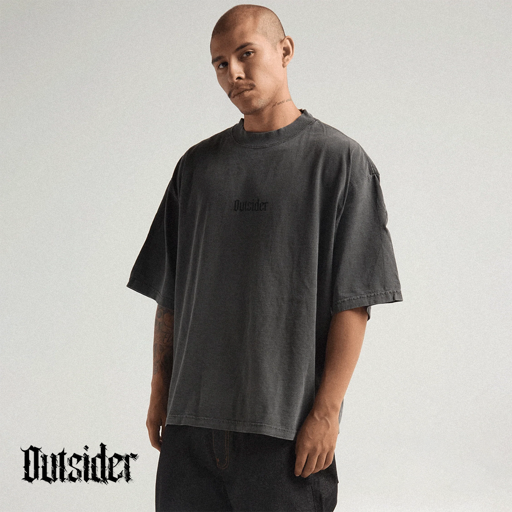 Outsider Vintage-Washed Drop-Shoulder T-Shirt