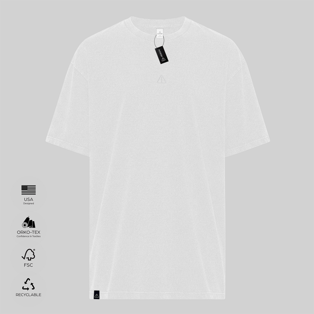 Embroidered Logo Oversized T-Shirt