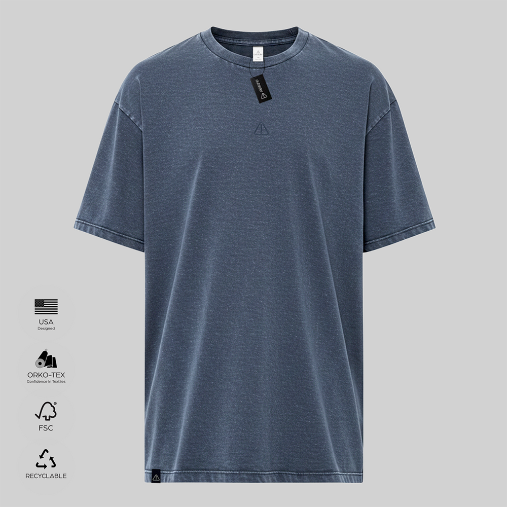 Embroidered Logo Oversized T-Shirt