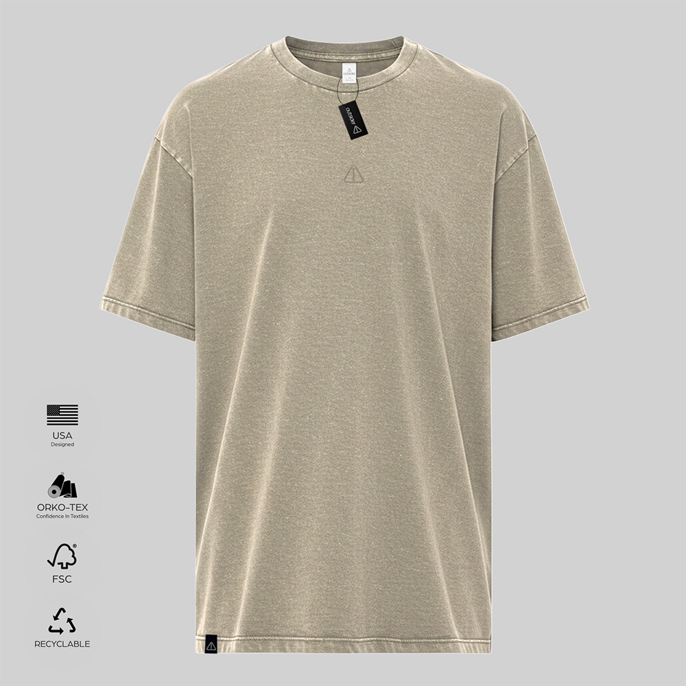 Embroidered Logo Oversized T-Shirt