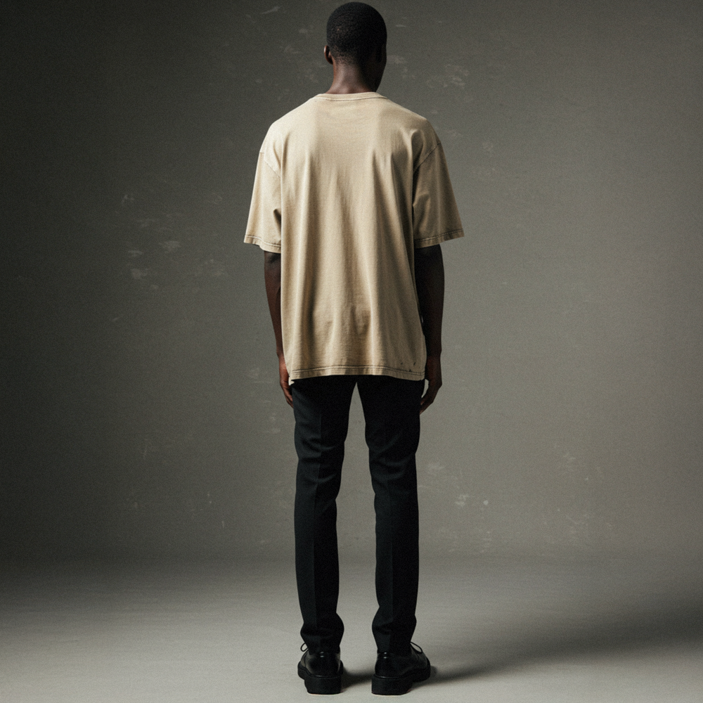 Embroidered Logo Oversized T-Shirt