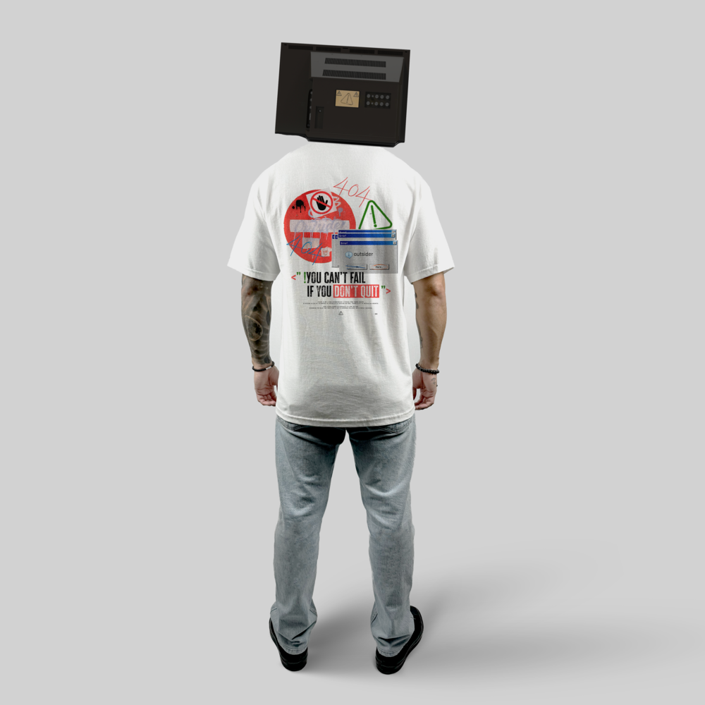 Error 404 T-Shirt (White)