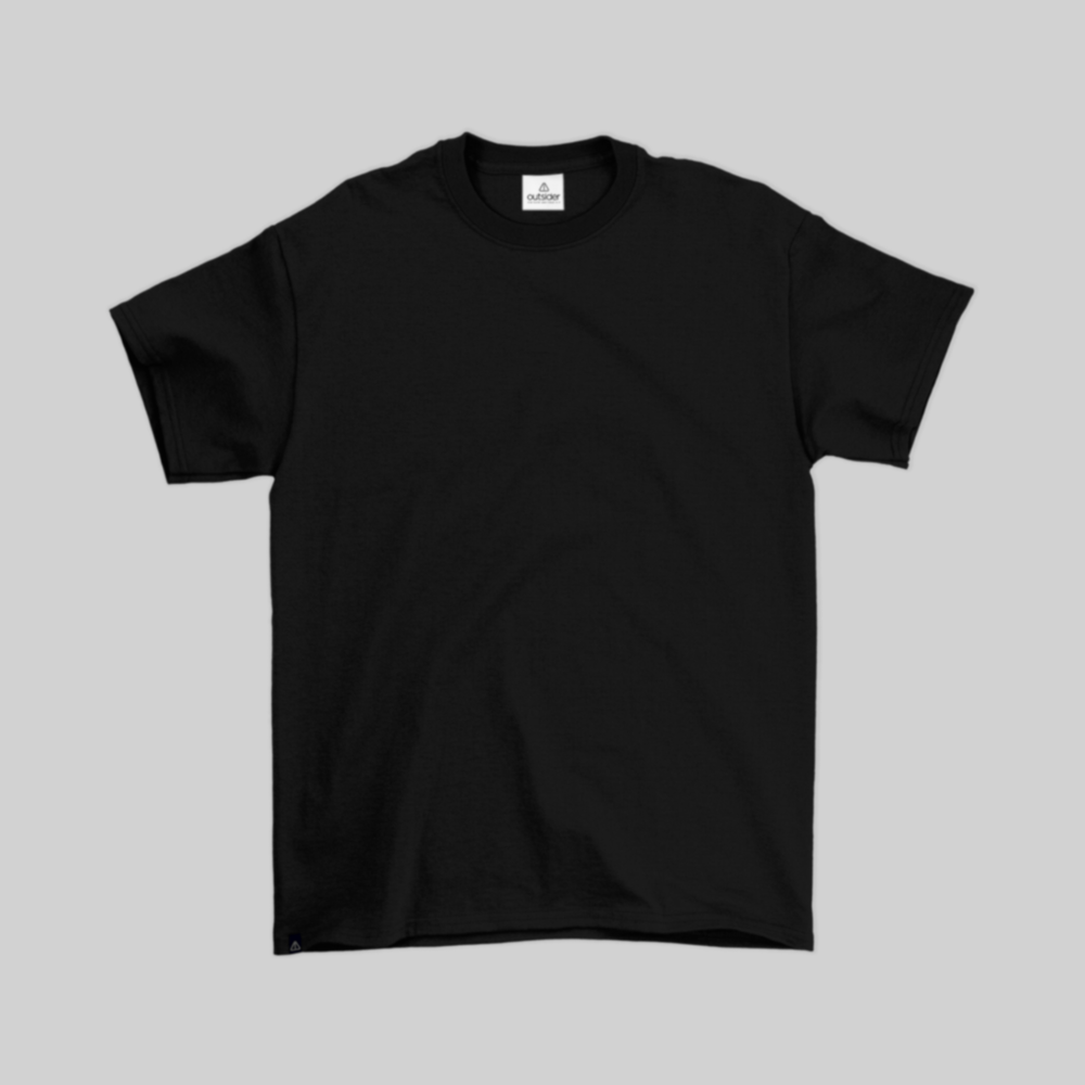 Fearless T-Shirt - Organic Cotton (Solid Black)