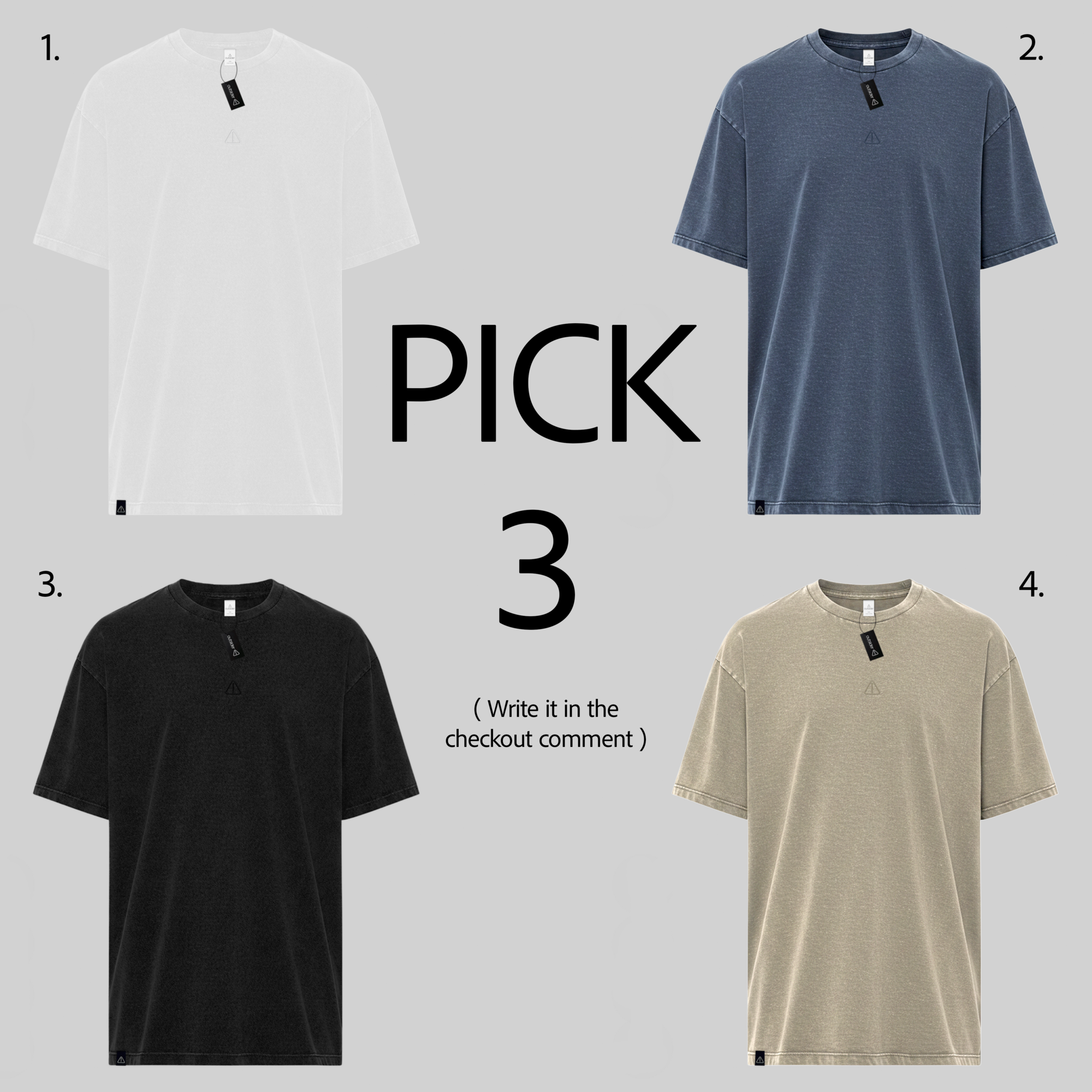 Outsider Oversized: 3 T-Shirts (You Pick)