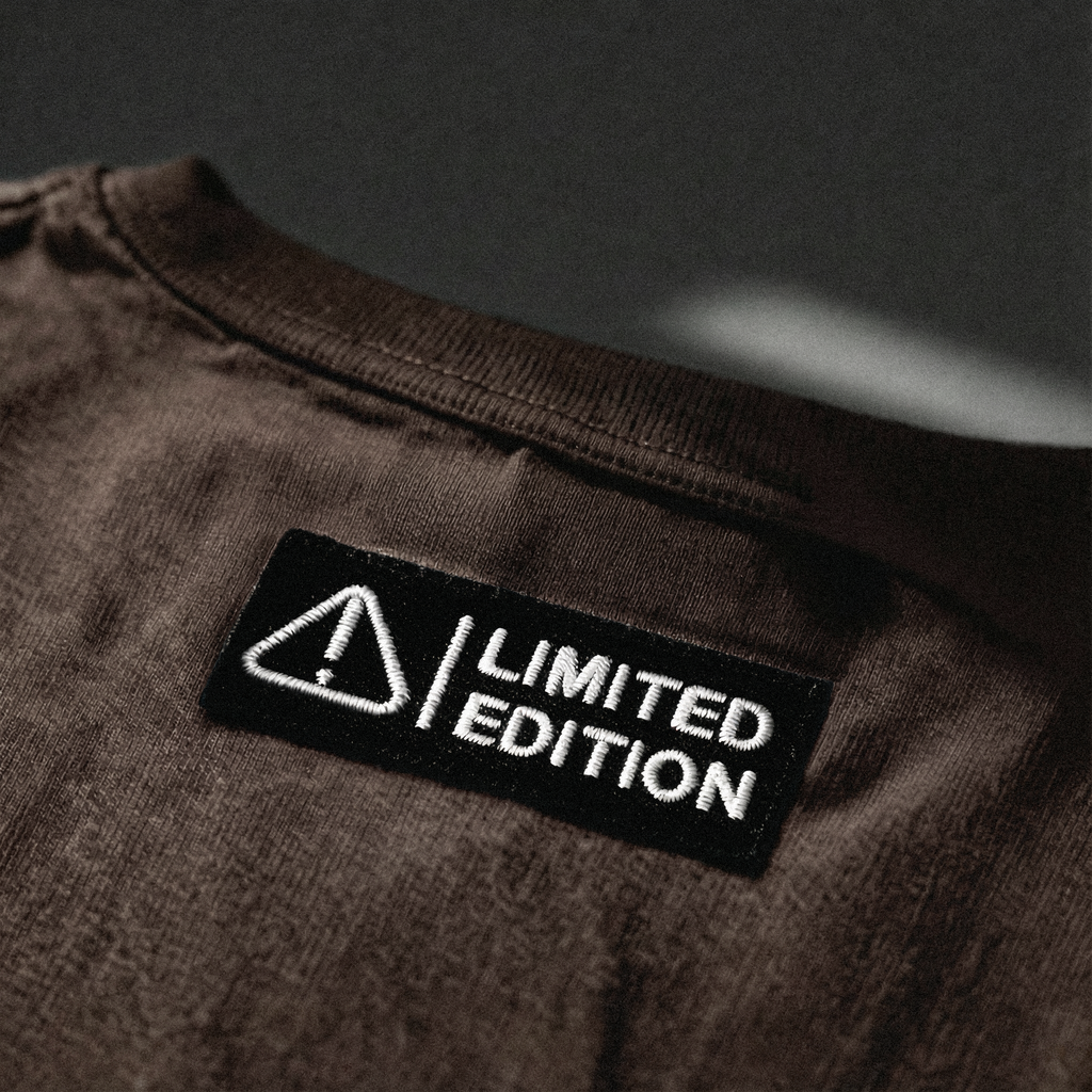 Outsider Vintage-Washed Drop-Shoulder T-Shirt [Embroidered]