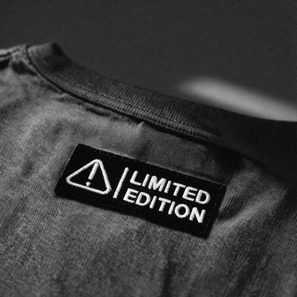 Outsider Vintage-Washed Drop-Shoulder T-Shirt [Embroidered]