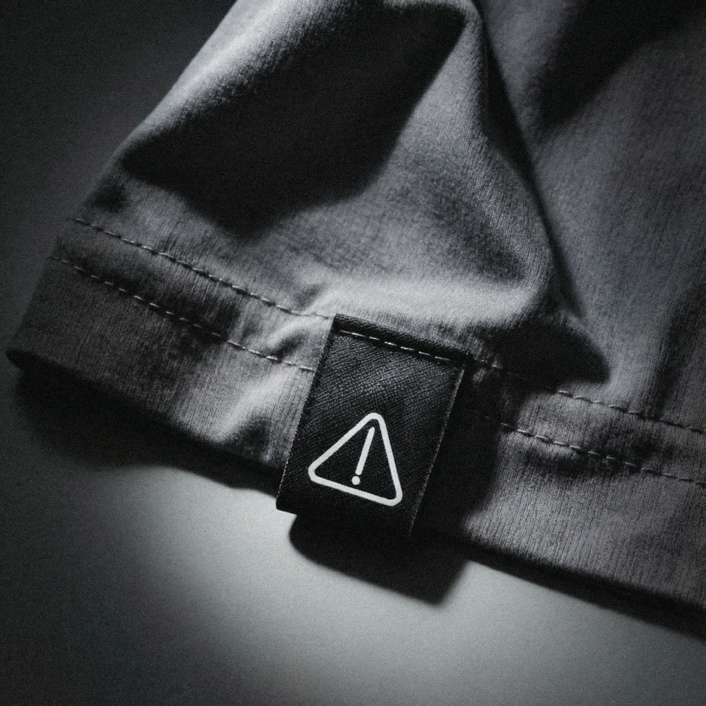 Outsider Vintage-Washed Drop-Shoulder T-Shirt [Embroidered]